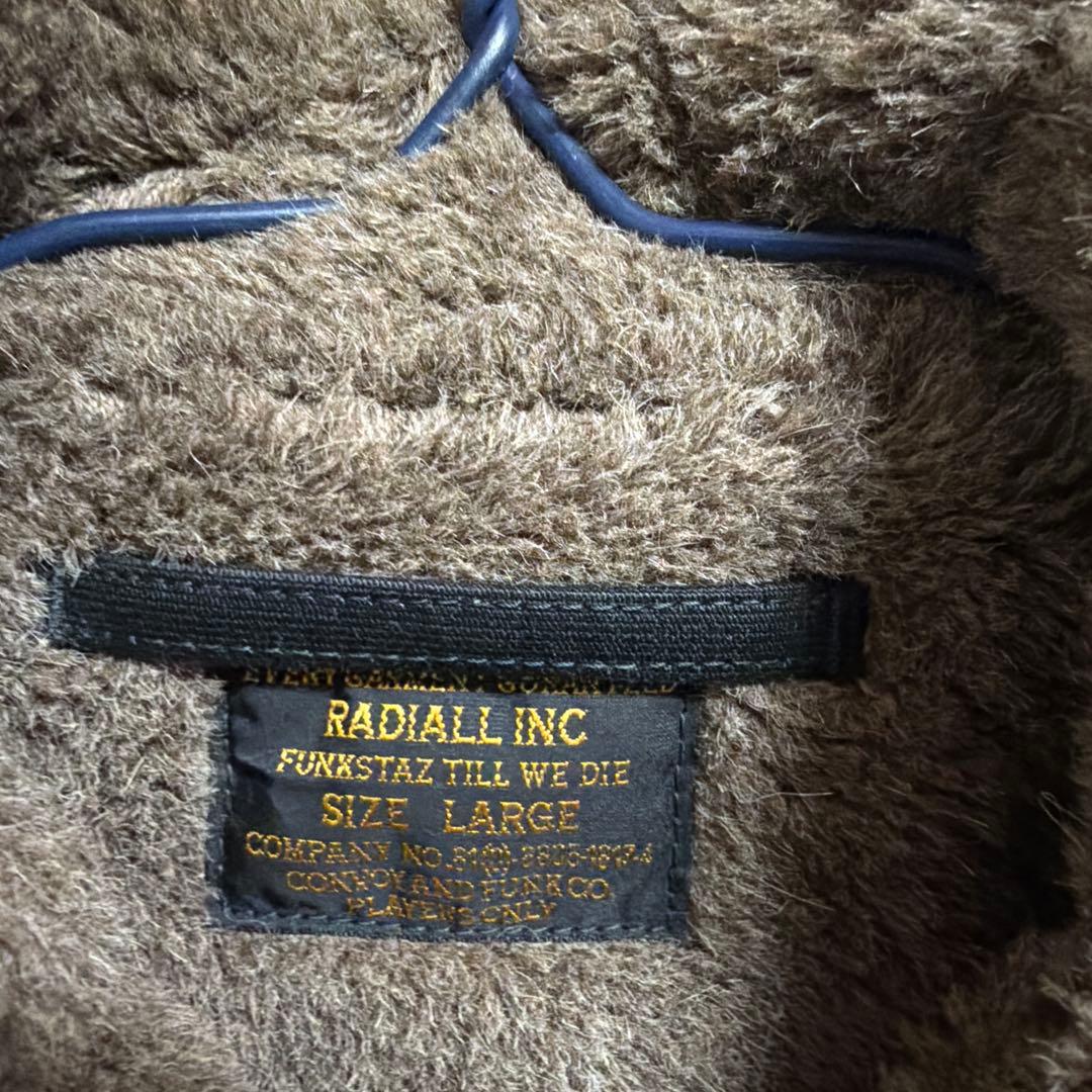 ギ*ー様 RADIALL INC デッキジャケット　アルパカ　Lサイズ　日本製