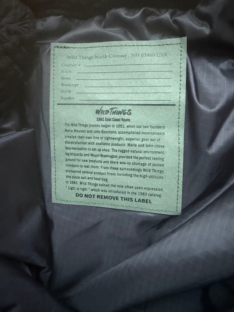 ワイルドシングス　モンスターパンツ│MONSTER PANTSサイズＬブラック