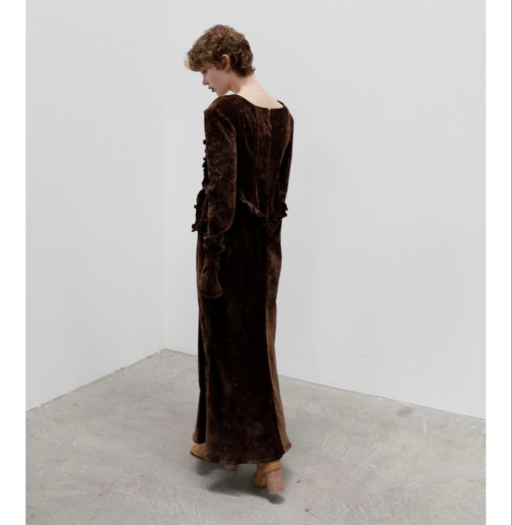 スーツ・フォーマル・ドレス KatrinTOKYO belted velour frill onepiece