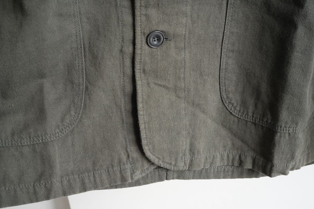 【Joe Matsu】REMILLA ヘンプ麻ノーカラージャケット