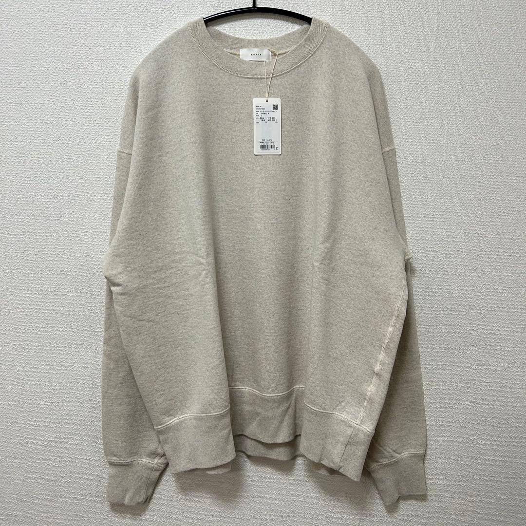 【新品】【2025AW】かぐれ コットンクルーネックスウェットプルオーバー