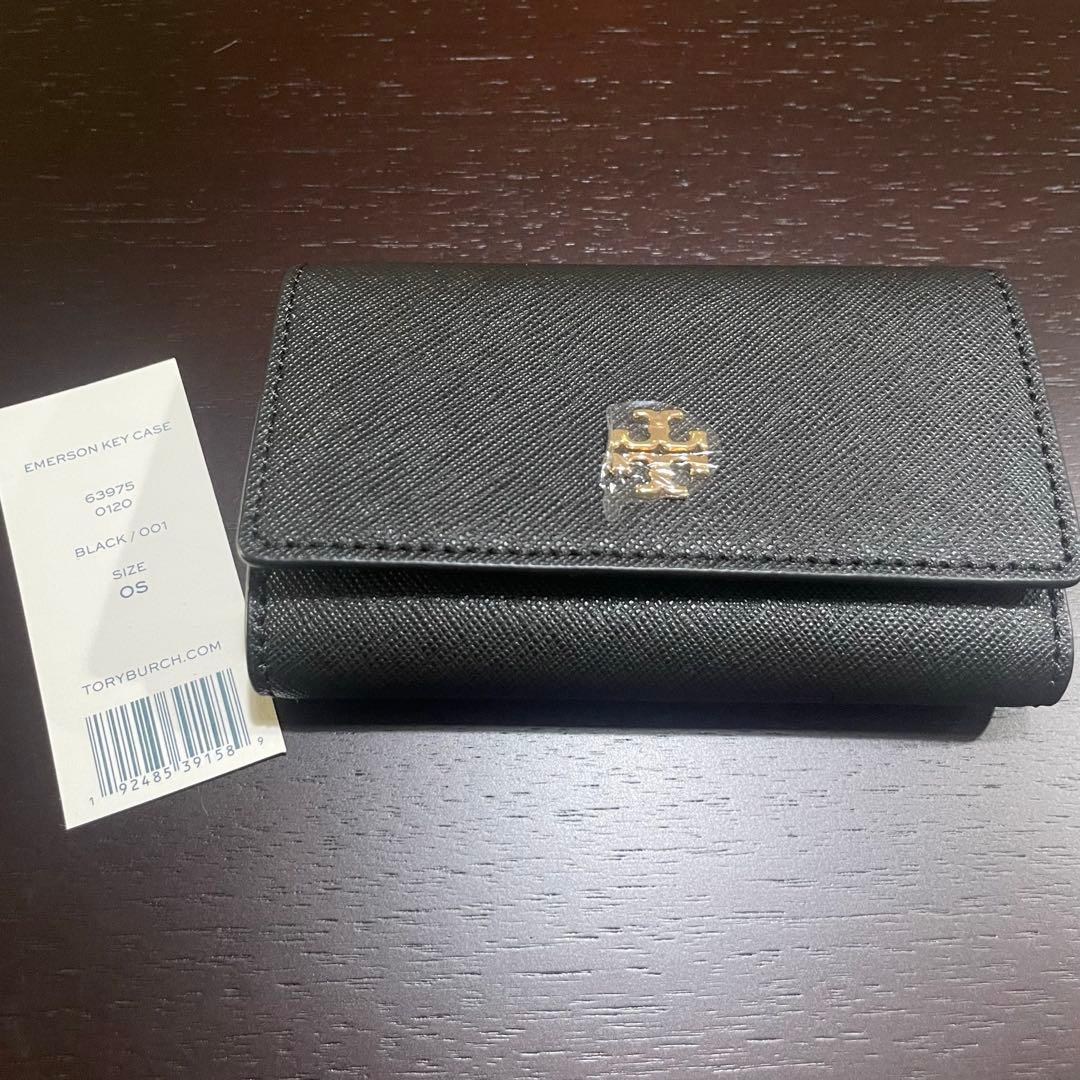 新品　トリーバーチ キーケース　EMERSON KEYCASE ブラック