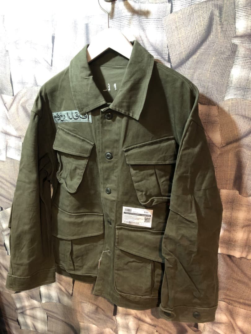 NAPE_ ネイプ ミリタリージャケット ダークオリーブ ３ FK