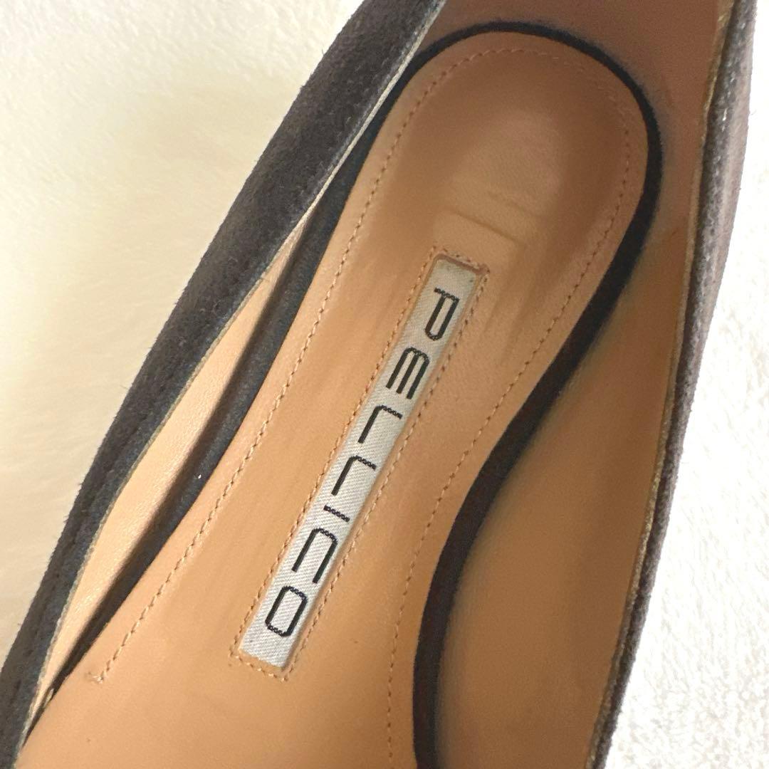 【PELLICO】ペリーコ アネッリ スウェード フラットパンプス 34.5