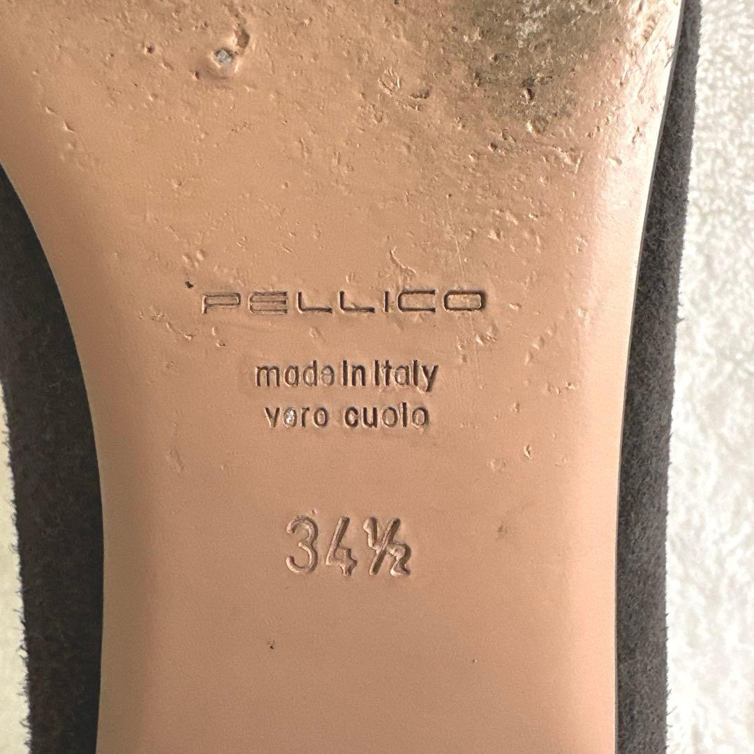 【PELLICO】ペリーコ アネッリ スウェード フラットパンプス 34.5