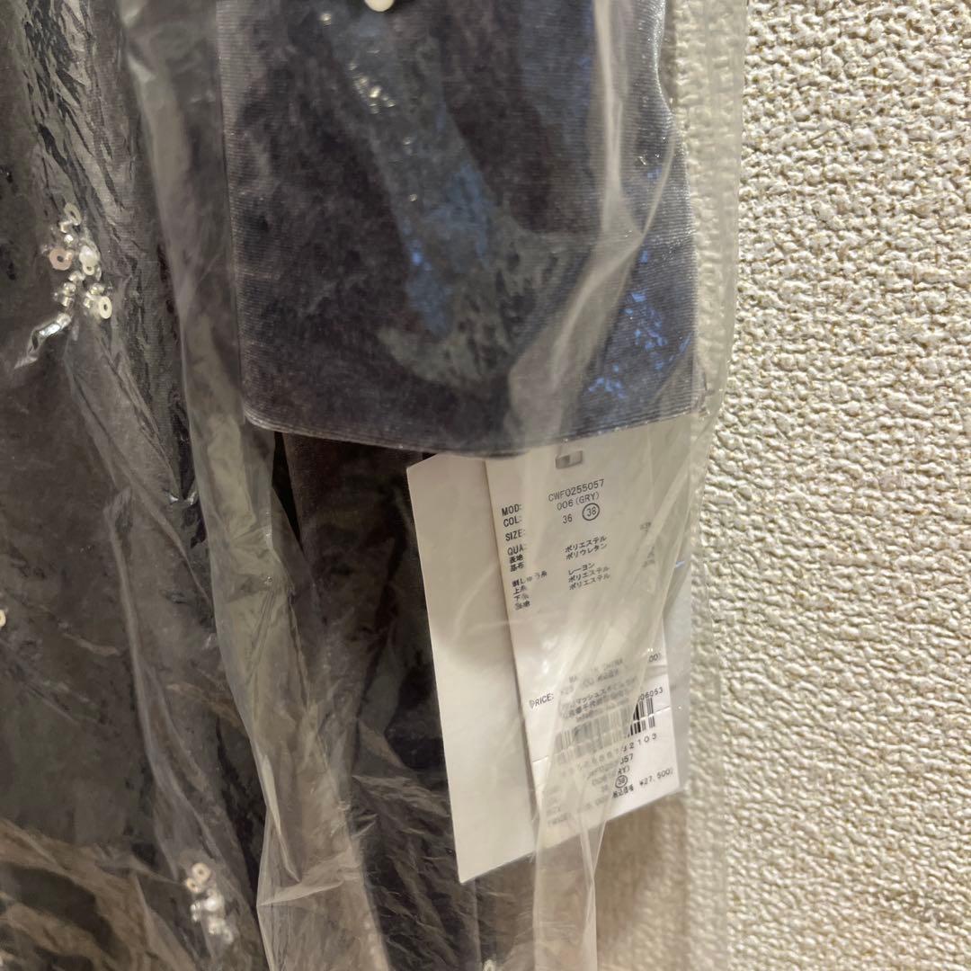 花柄刺繍ベロアワンピース celford タグ付き　新品　最終価格