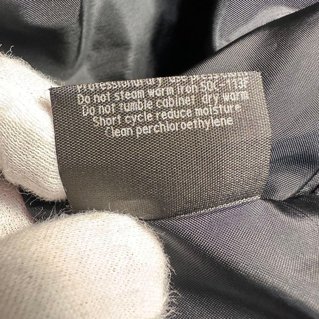 未使用級 ジョージオアルマーニ セットアップ 黒 総裏 大きいサイズ 50