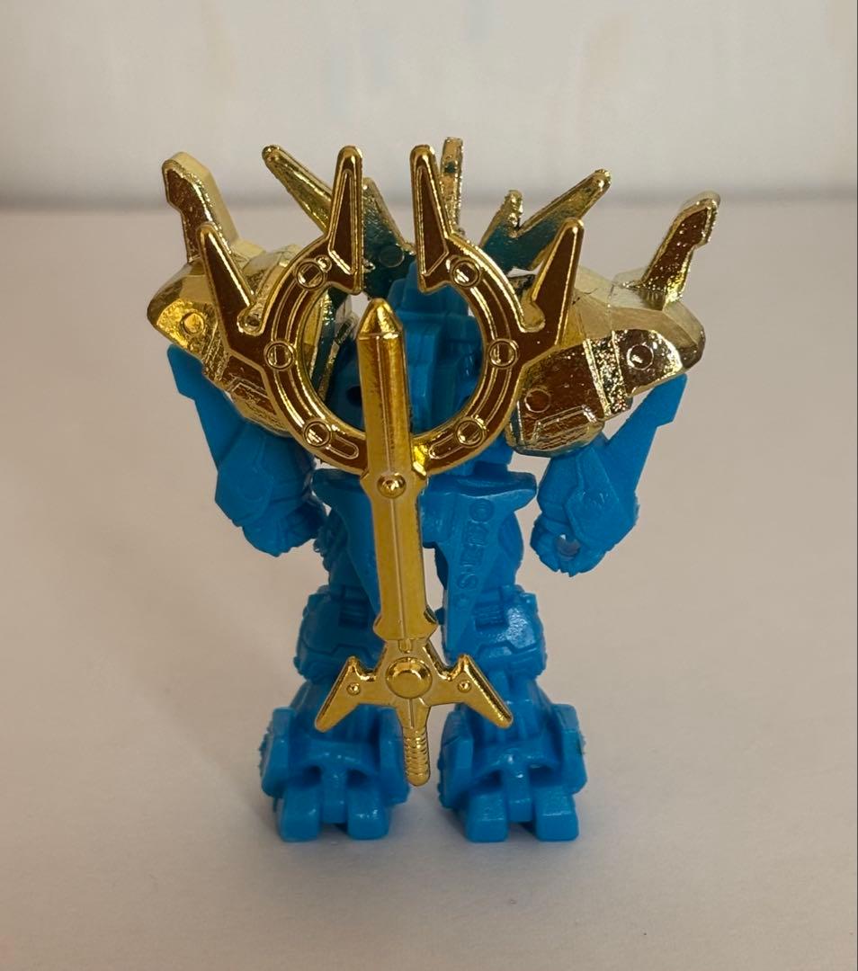 レトロ　SDガンダム ガン消し　フィギュア　青　金メッキ