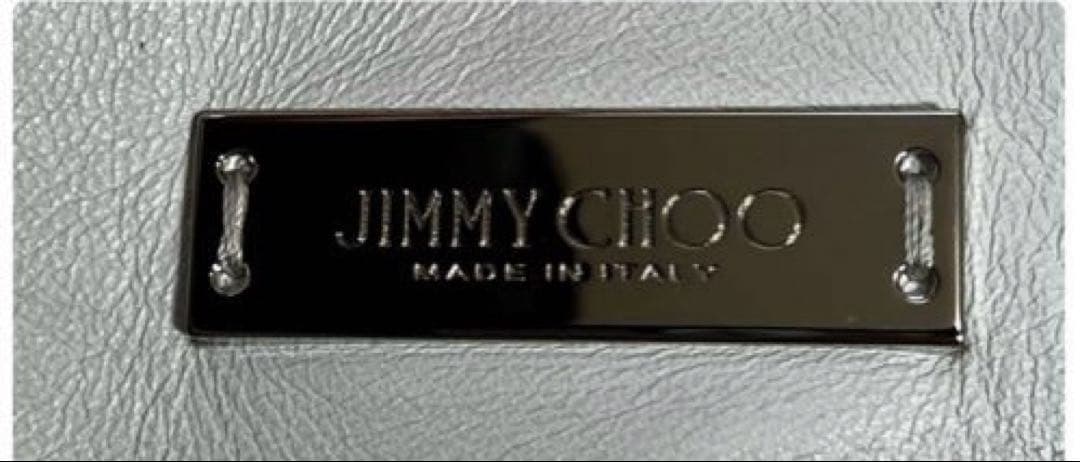 【美品】 JIMMY CHOO スター柄 レザートートバッグ ホワイト