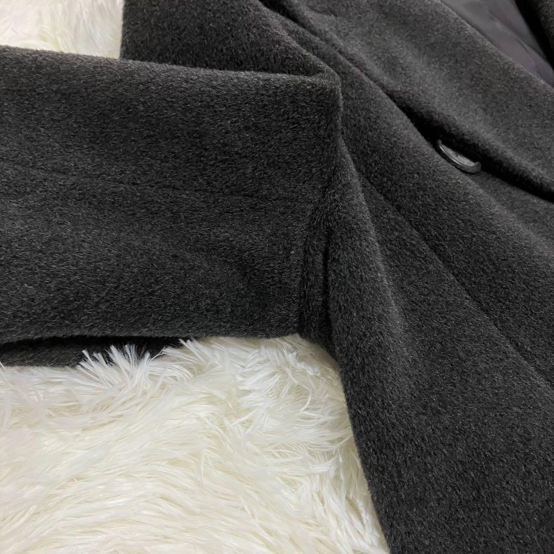 美品　白タグ　カシミヤ混　ウール　ロング丈　マックスマーラ　チェスターコート