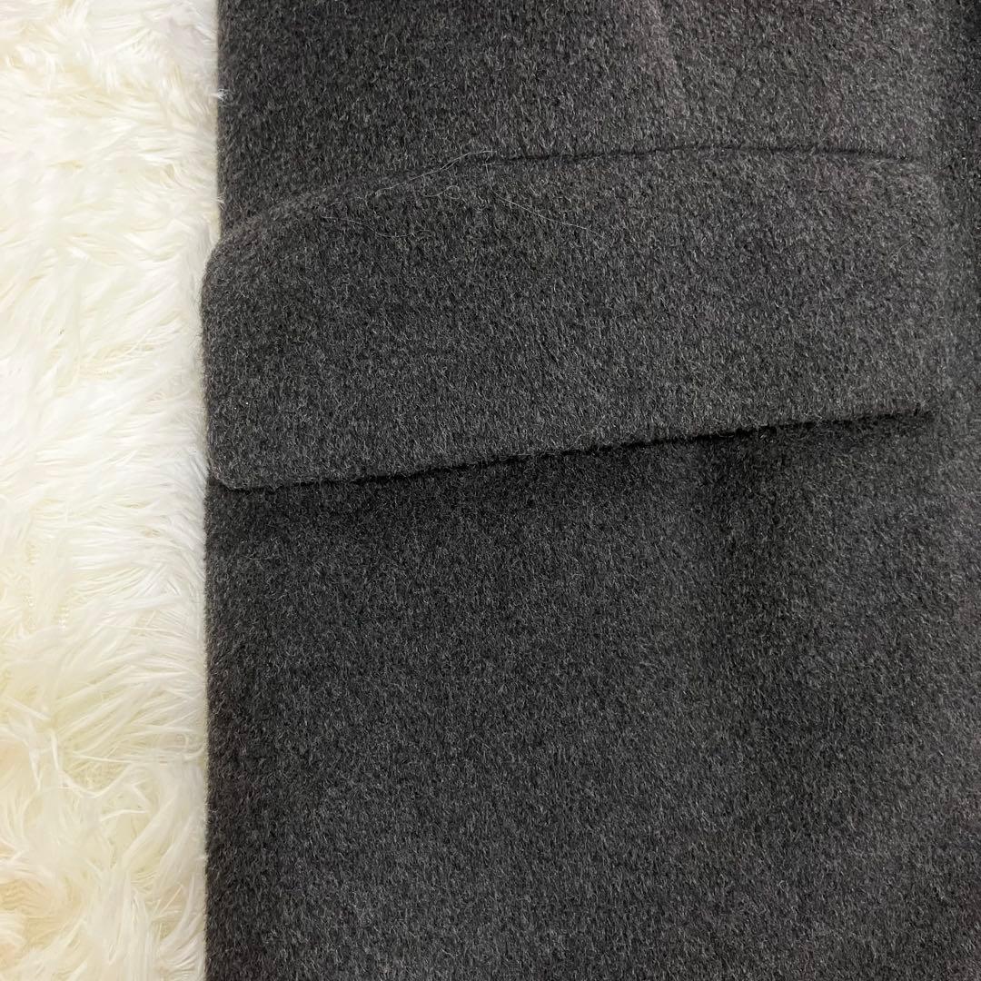 美品　白タグ　カシミヤ混　ウール　ロング丈　マックスマーラ　チェスターコート