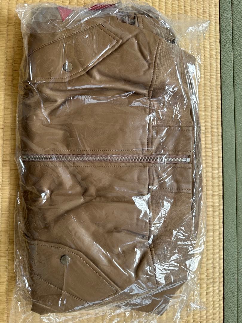 ALPHA INDUSTRIES MA-1 TA1615 合皮 ブラウン