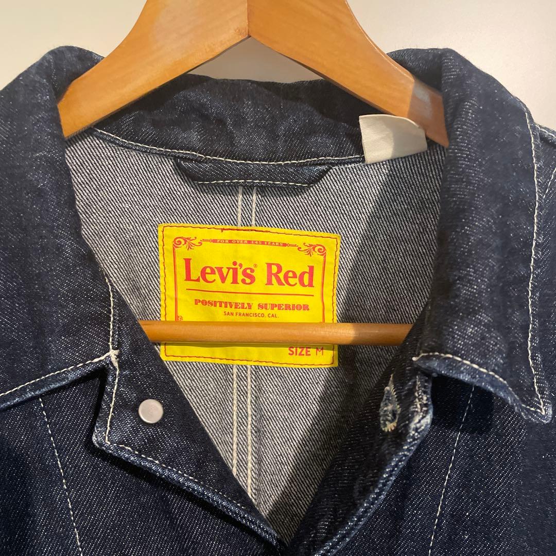 ＿t9791 Levi's Red デニムジャケット Mサイズ
