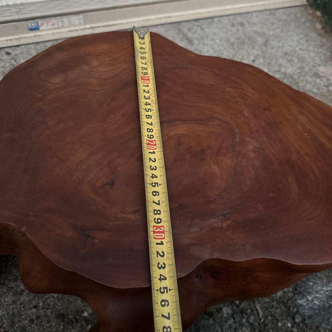 瞬間的お値下げ❣️無垢材 自然形状 木の花台