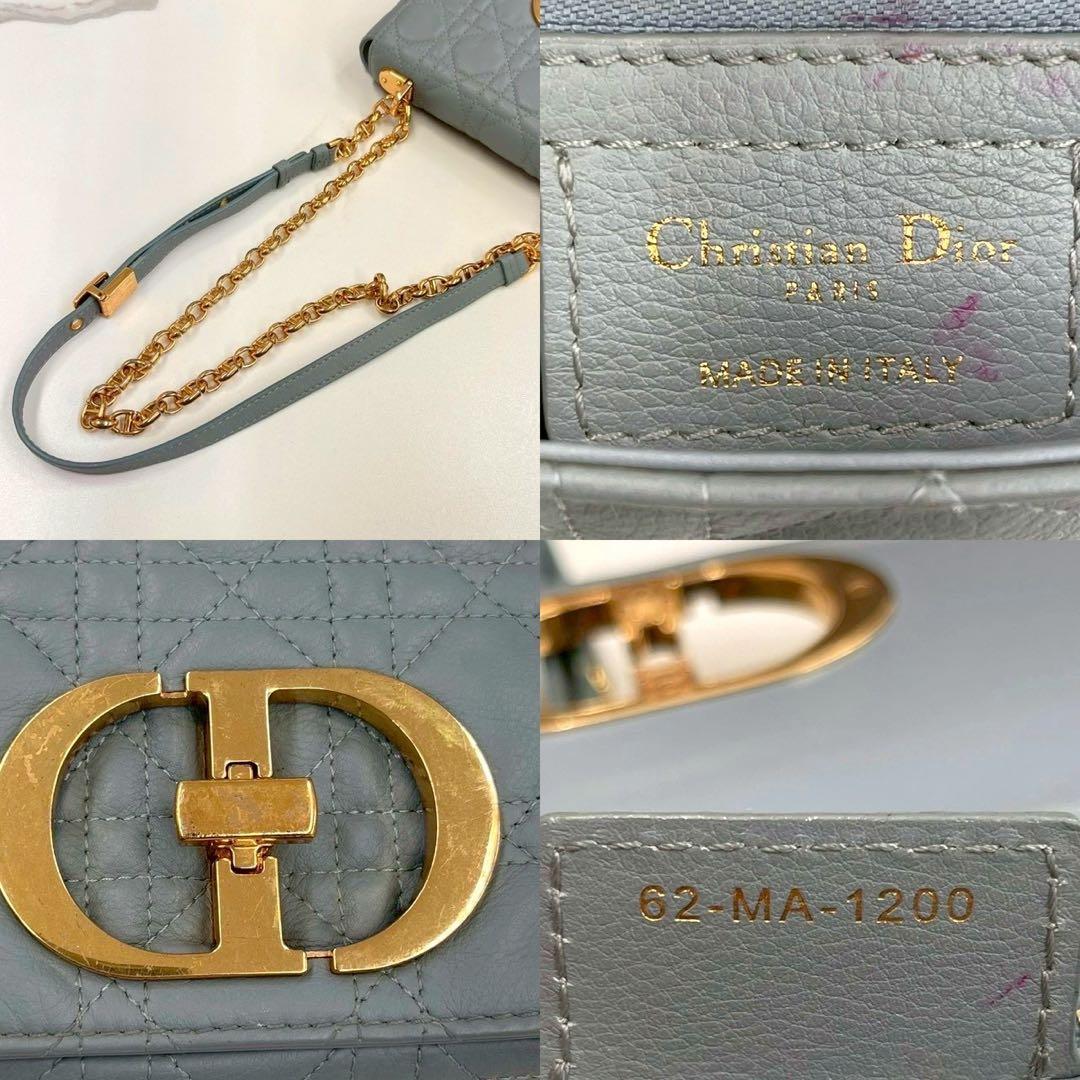 ディオール　カロ　スモール　ブルーグレー　ショルダーバッグ　2020年