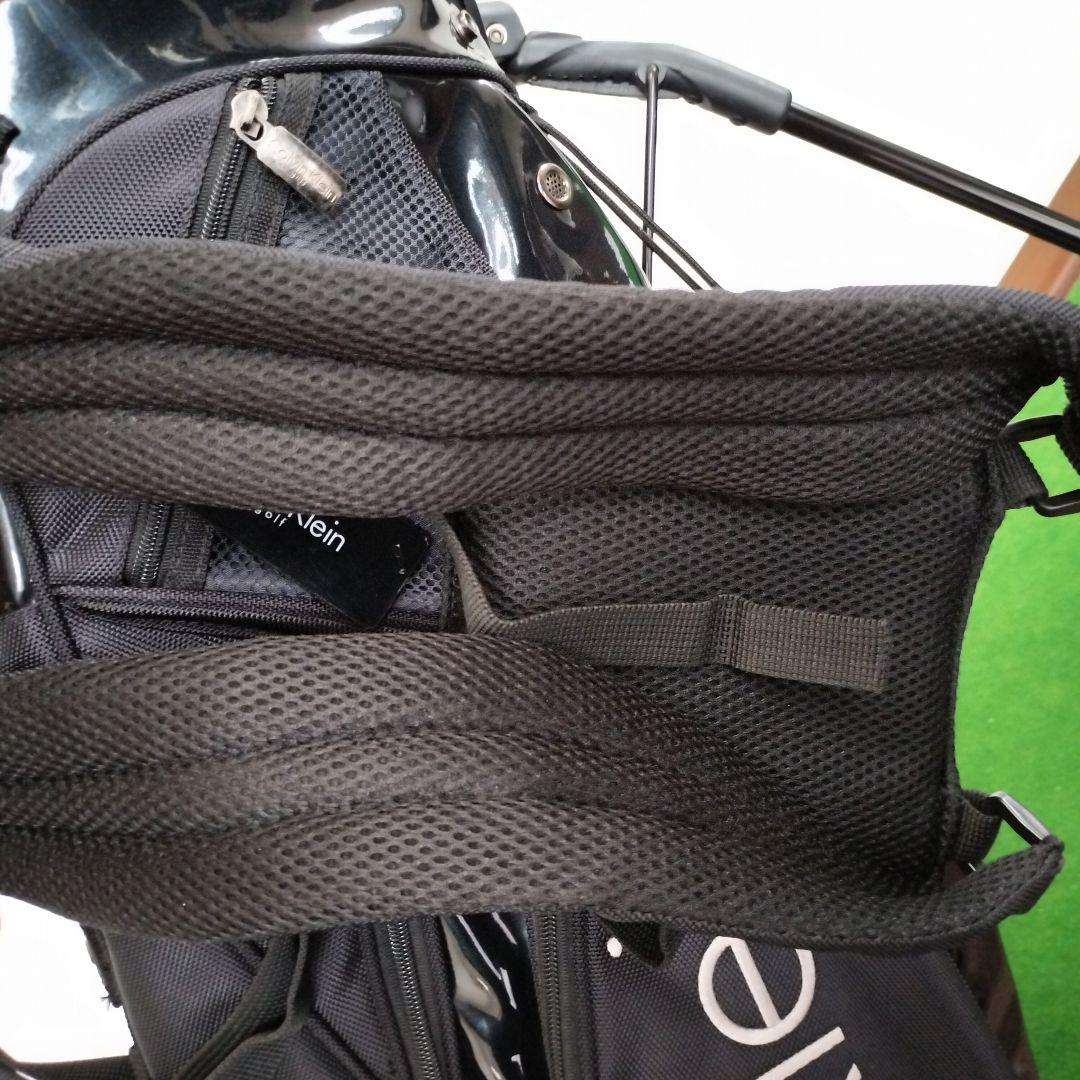   ゴルフ キャディバッグ スタンド式 ブラック