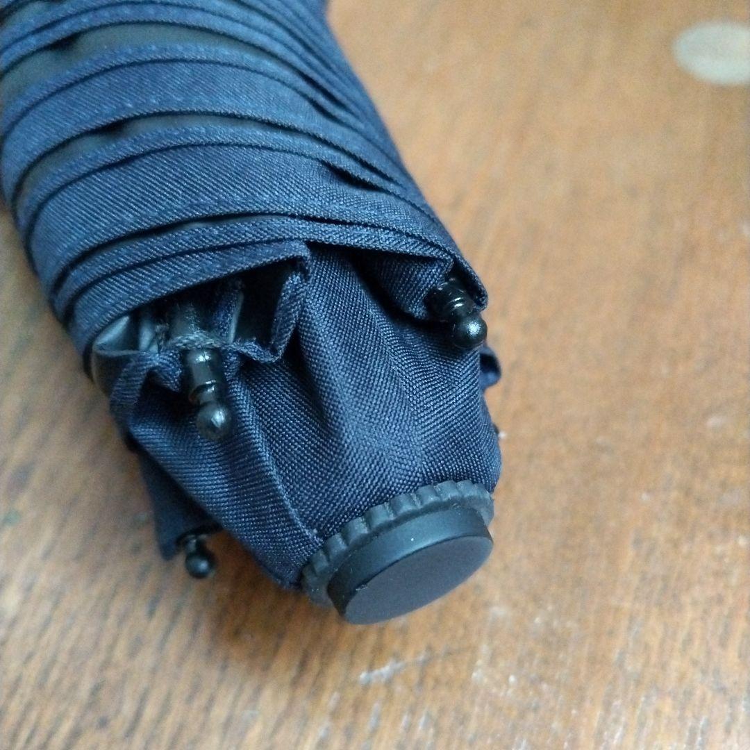SUN BARRIER100 ネイビー 2段折り コンパクト折りたたみ日傘