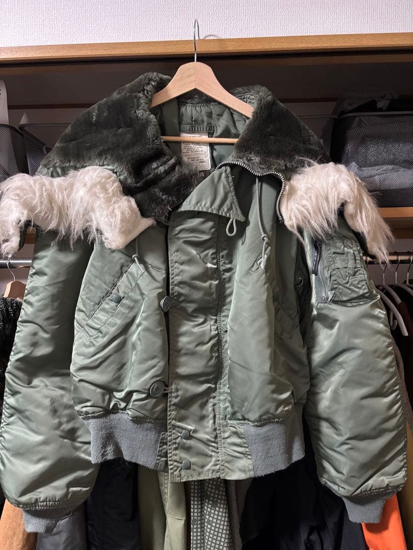 80s USA製 ALPHA N-2B flight bomber jacket