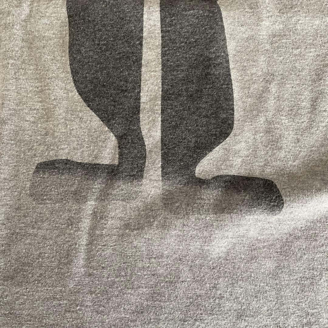 Old Stussy 90年代前期白タグ シャドウマン グレー Tシャツ XL