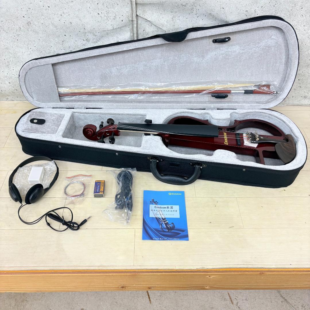 【未使用品】ENNBOM サイレントバイオリン HVPV-30 エレキバイオリン