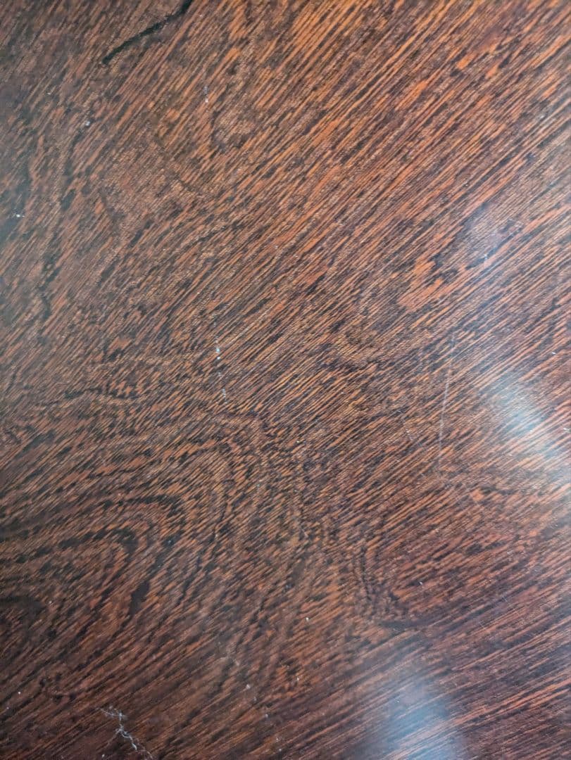 昭和レトロな木製ちゃぶ台