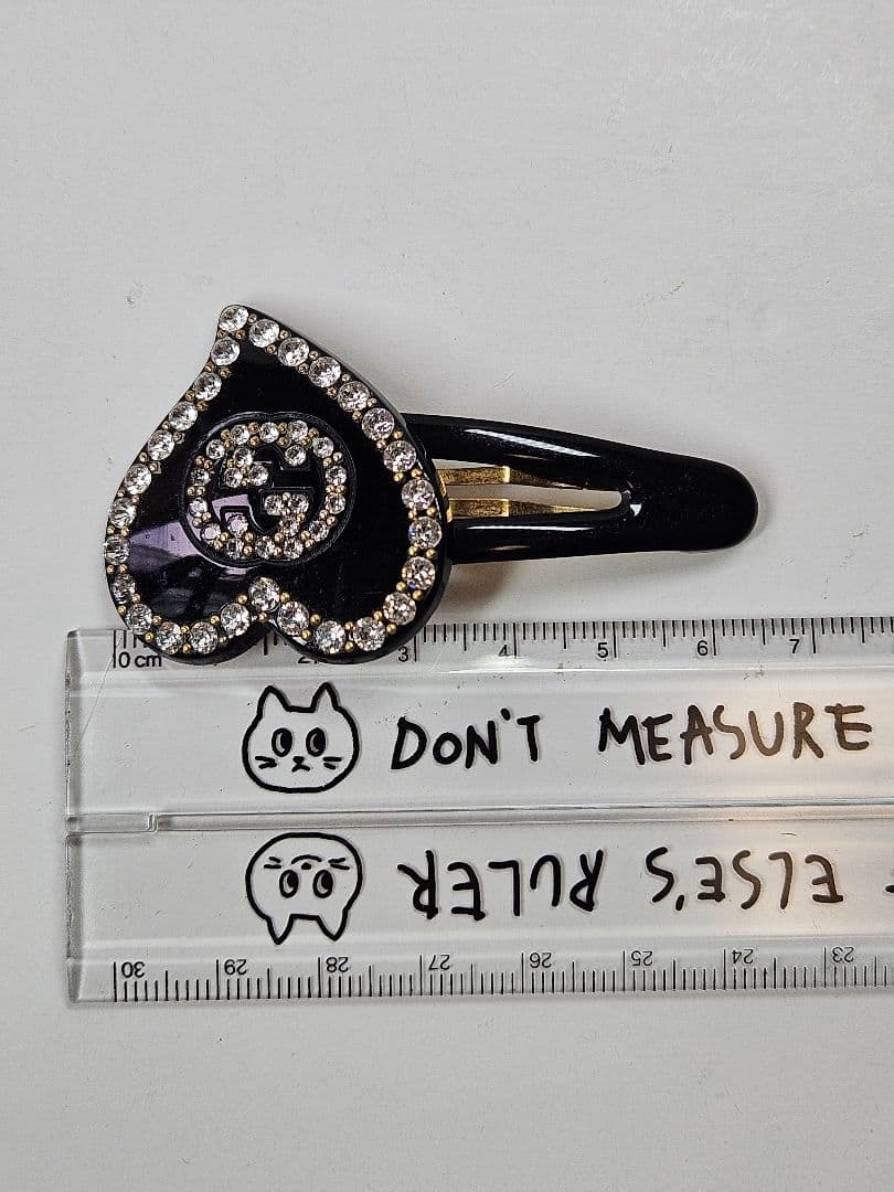 グッチ ハート型 ヘアピン