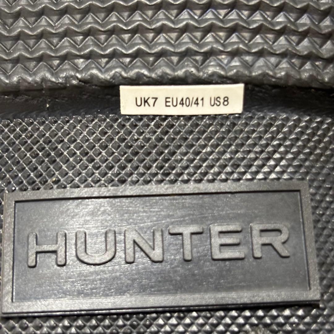 【美品】HUNTER レインブーツ MFS9116RMA UK7 約26cm