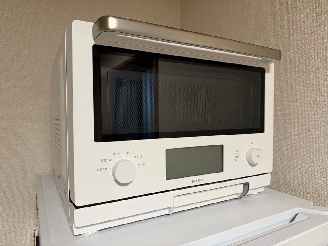 【美品】TWINBIRD スチームオーブンレンジ DR-F871W ホワイト