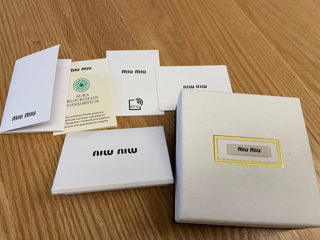 miumiu メタルクロウクリップ3点セット