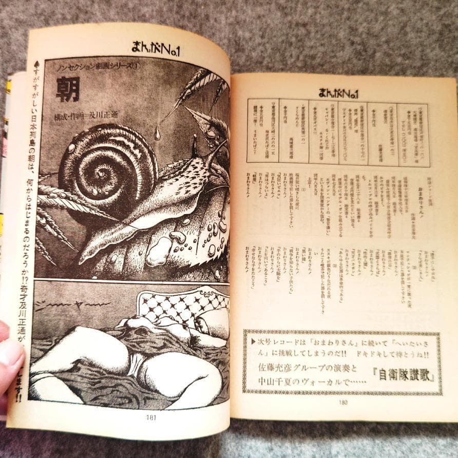 ◆古本◆まんがNo.1・創刊号◆横尾忠則◆赤塚不二夫 永井豪 松本零士楳図かずお