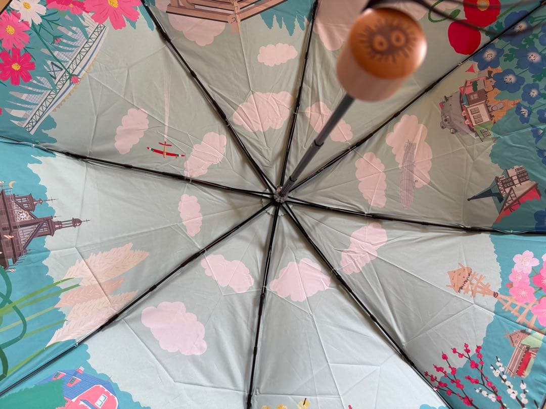 ジブリパーク 限定　折りたたみ傘 ネイビー