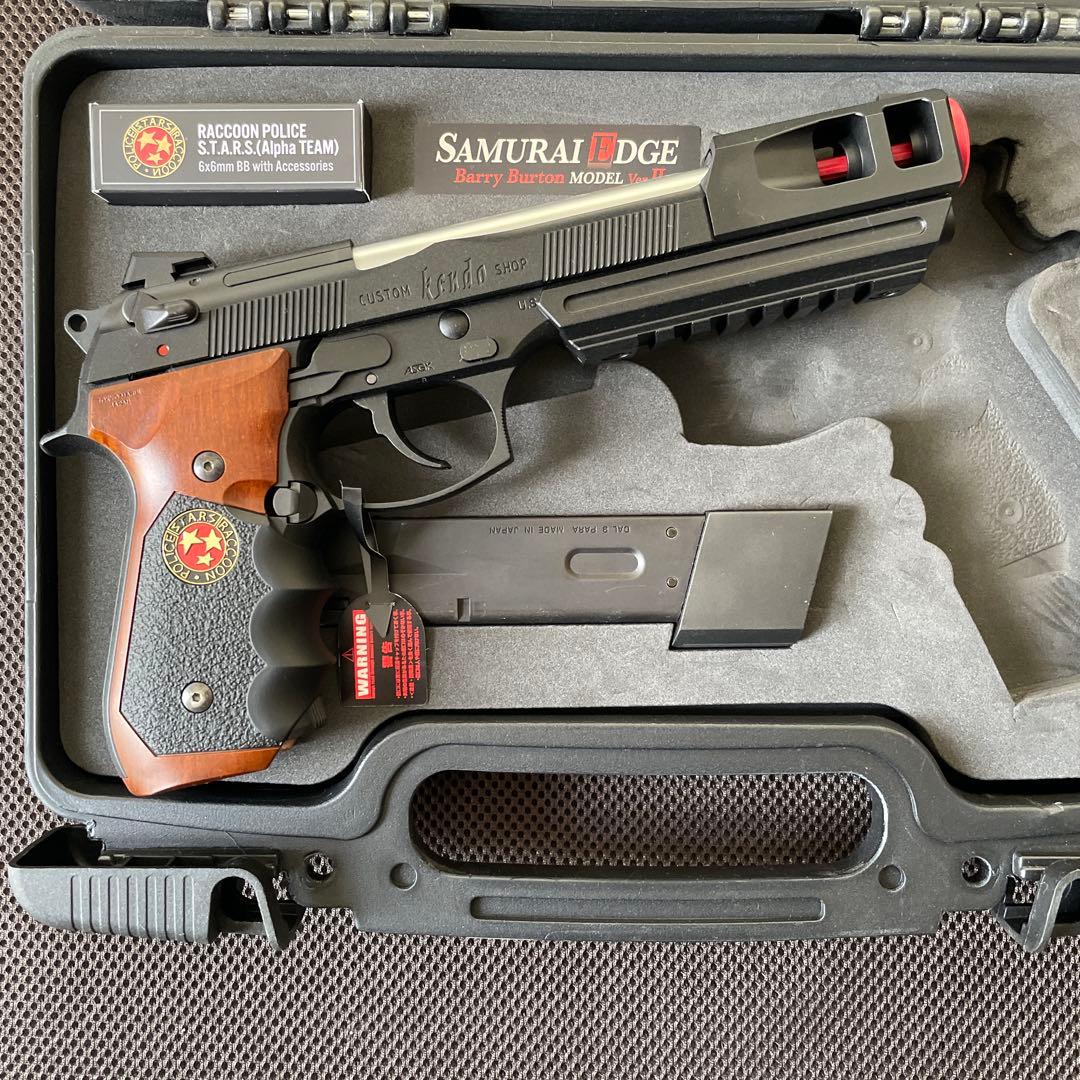 バイオハザード　サムライエッジ　バリー・バートンモデル　ガスブローバック　極美品