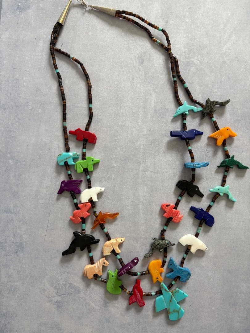 サンダーバード　2連　フェティッシュネックレス