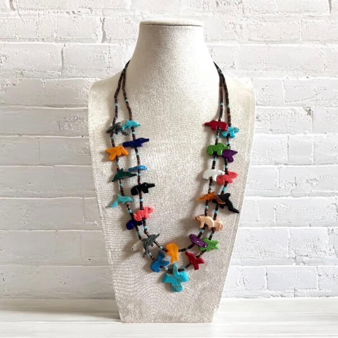 サンダーバード　2連　フェティッシュネックレス