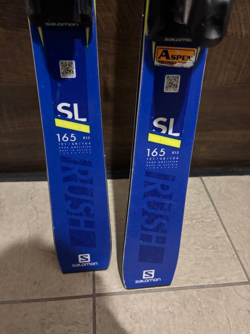 スキー板 Salomon RACE 165cm スキー S/AX12ビンディング