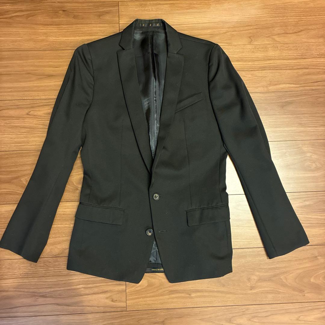 ato テーラードジャケット 黒 ブラック 44