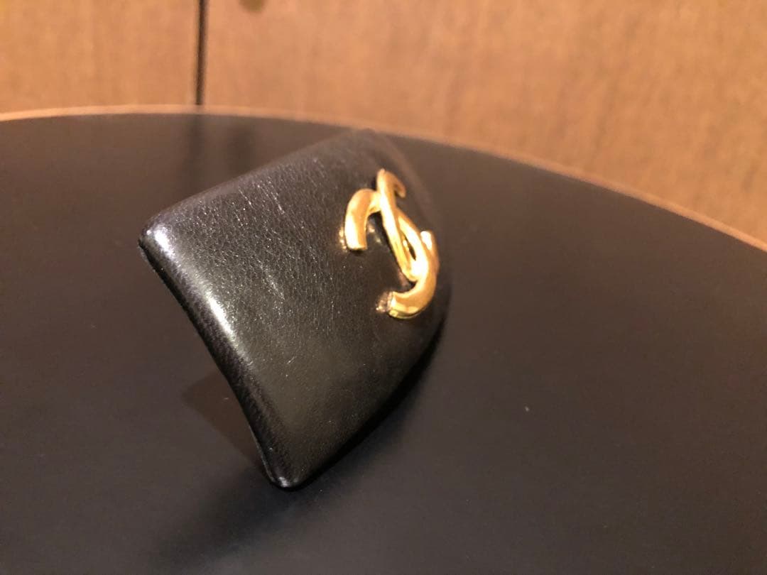 【美品】CHANEL シャネル ラム バレッタ ココマーク