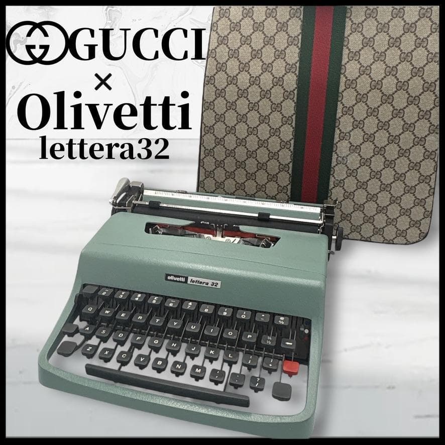 【超希少‼️】GUCCI × Olivetti タイプライター GG シェリー