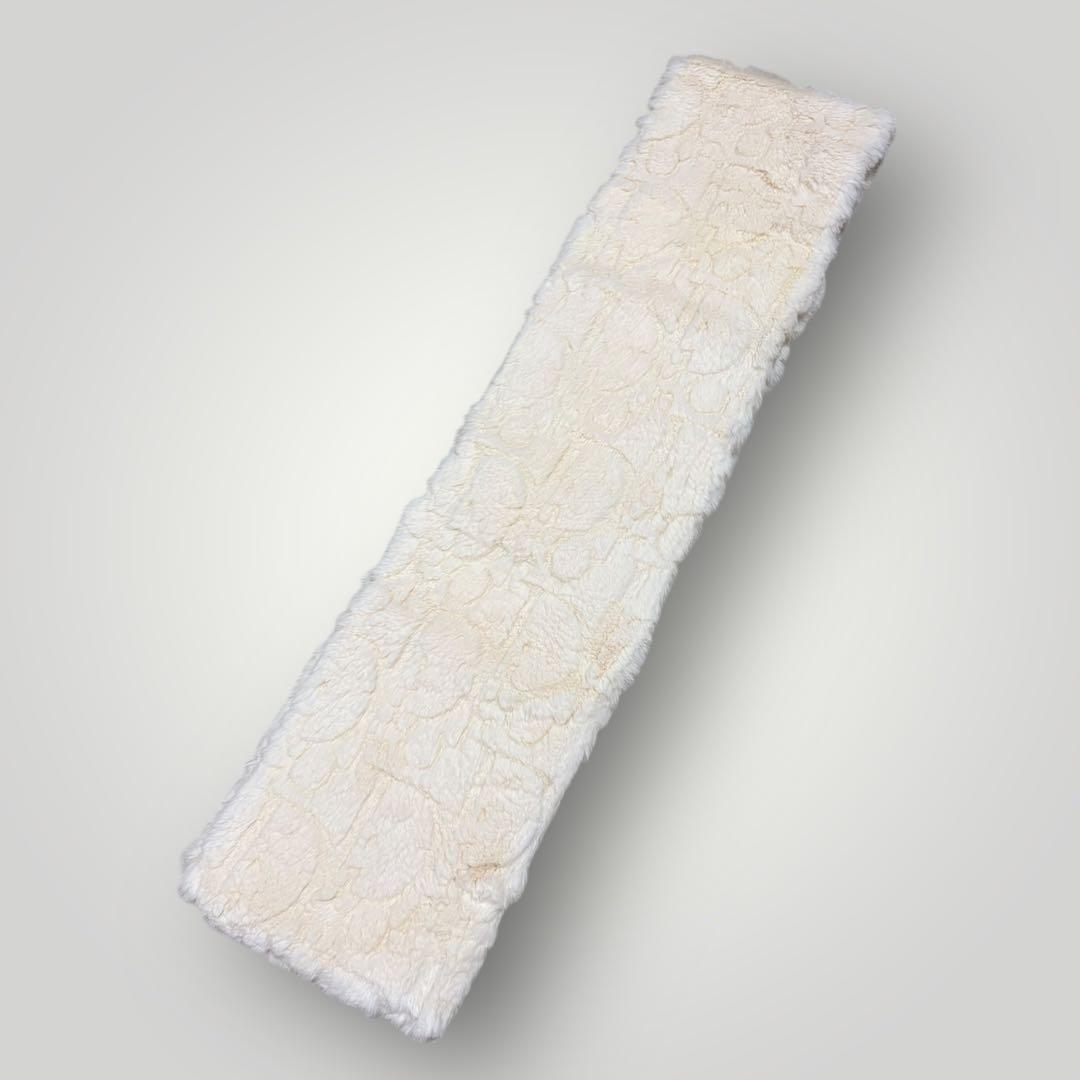 極美　Christian Dior リアルファー　ラビットトロッター　マフラー