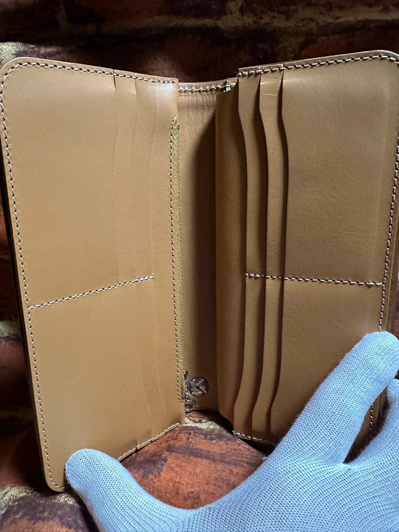 ケーシーズ　ケイシイズ　窪田クラフト　ライダースウォレット　新品