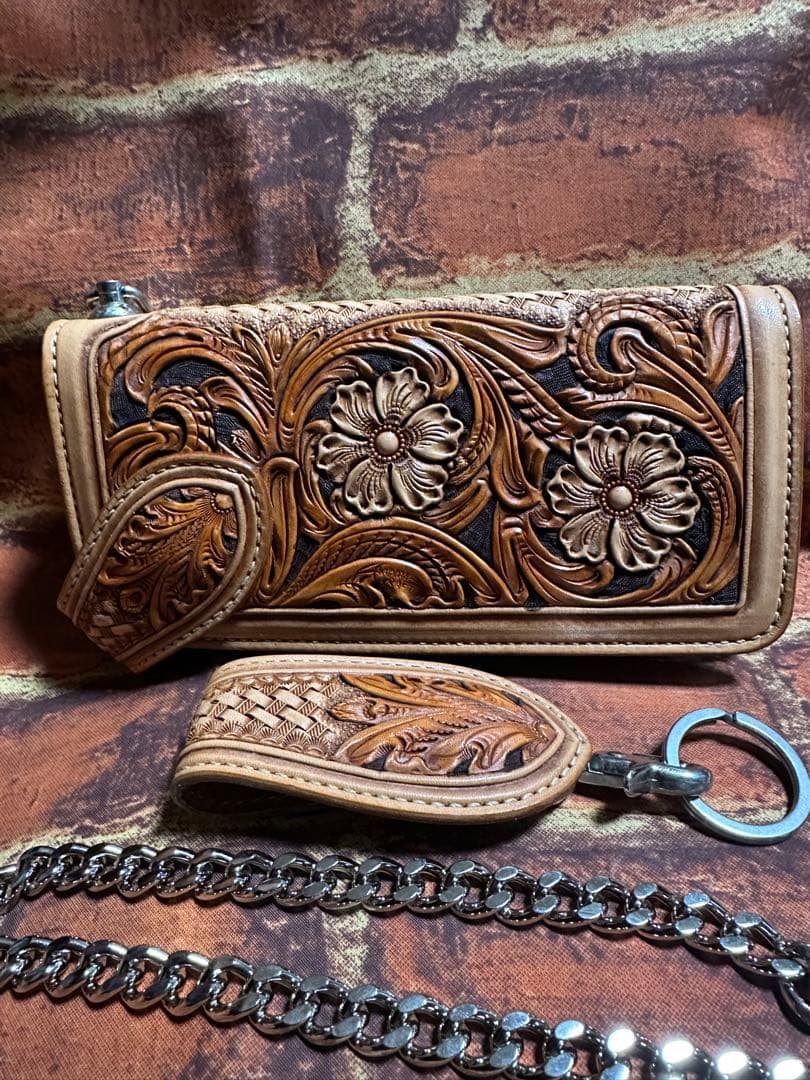 ケーシーズ　ケイシイズ　窪田クラフト　ライダースウォレット　新品