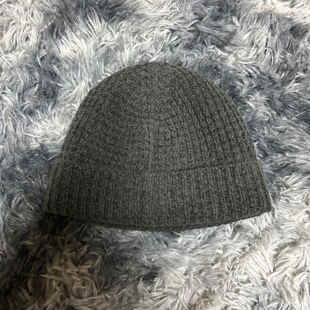 【美品、最終値下げ！】STONE  ストーンアイランドグレーニット帽