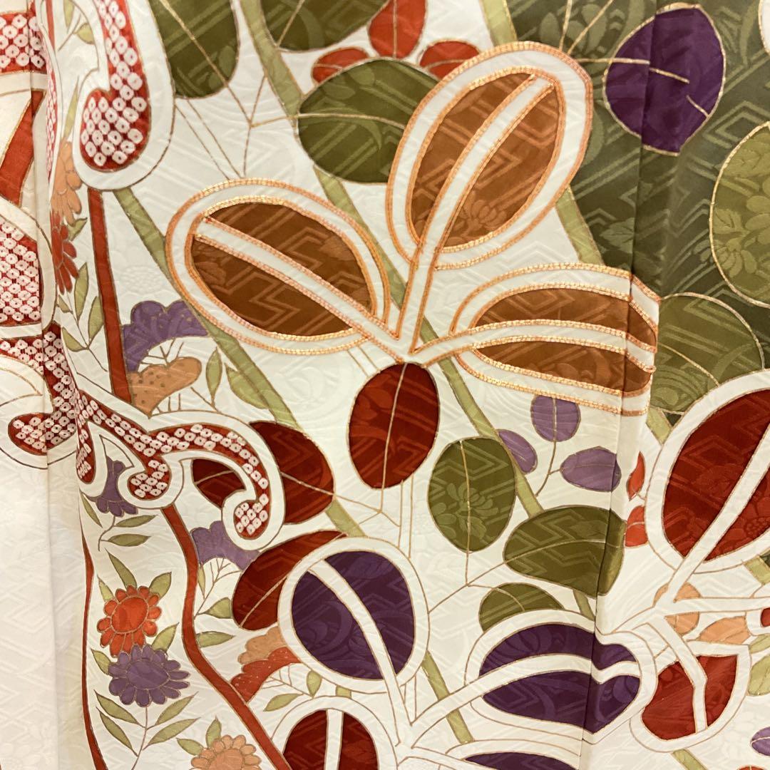 美品大胆な古典柄が素敵なママ振り袖フルセットトールサイズ☆振り袖別売りOK