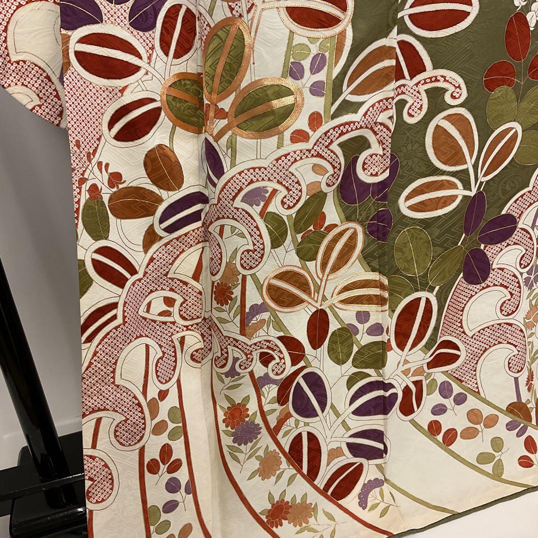 美品大胆な古典柄が素敵なママ振り袖フルセットトールサイズ☆振り袖別売りOK