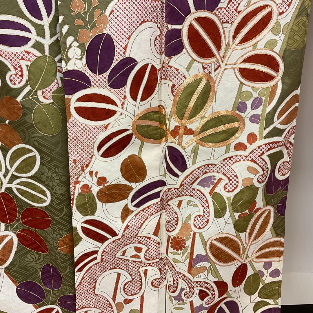 美品大胆な古典柄が素敵なママ振り袖フルセットトールサイズ☆振り袖別売りOK