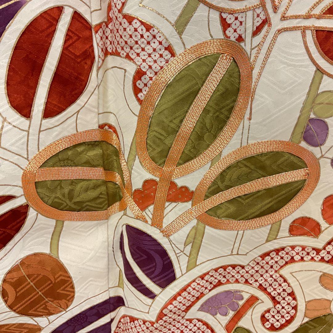 美品大胆な古典柄が素敵なママ振り袖フルセットトールサイズ☆振り袖別売りOK