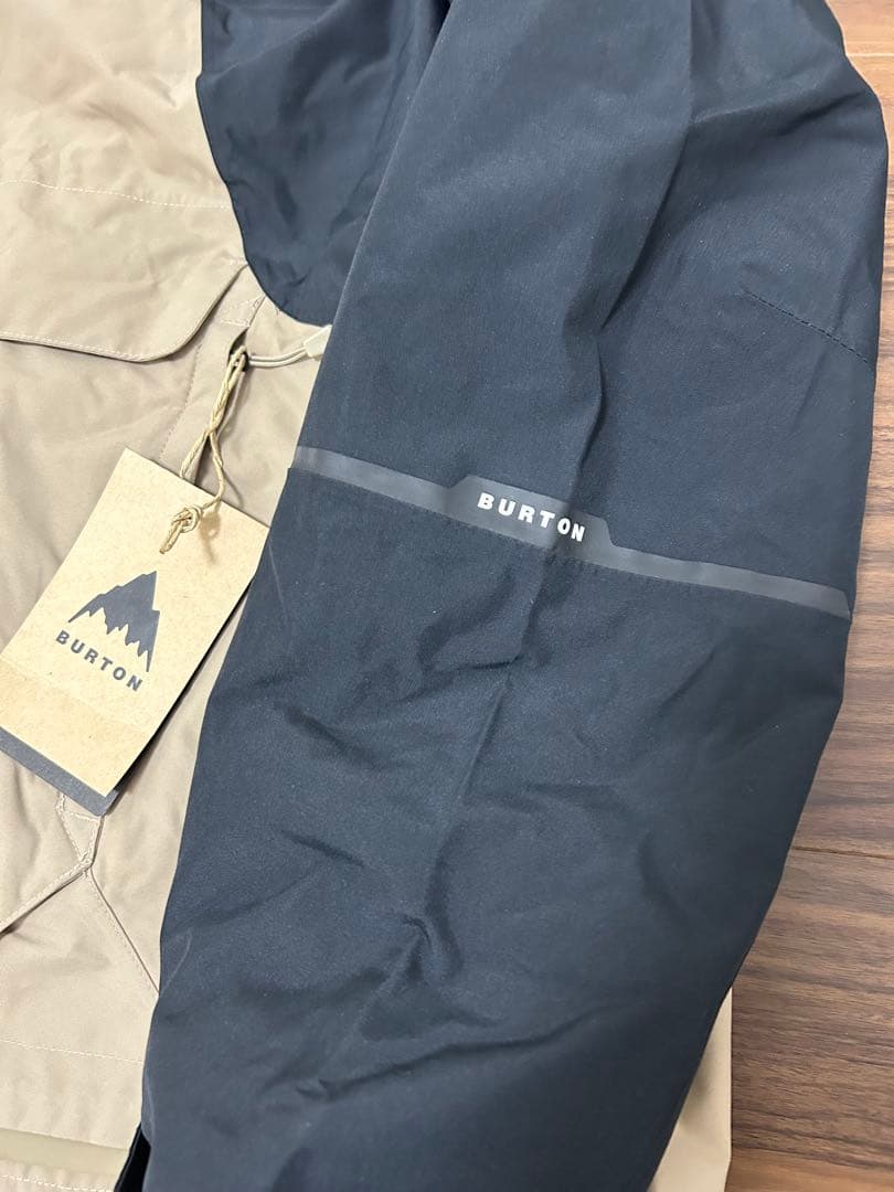 新品 バートン スノーボードウェア アノラック ジャケット メンズ L ベージュ