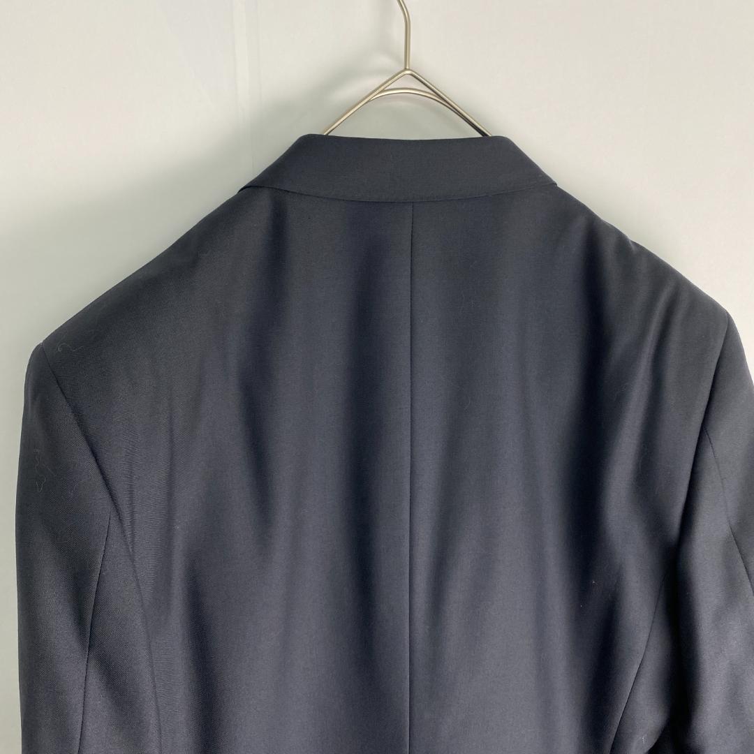 バレンシアガ　スーツ　セレモニー　ダブル　カシミヤ混　希少　レア　ロゴボタン