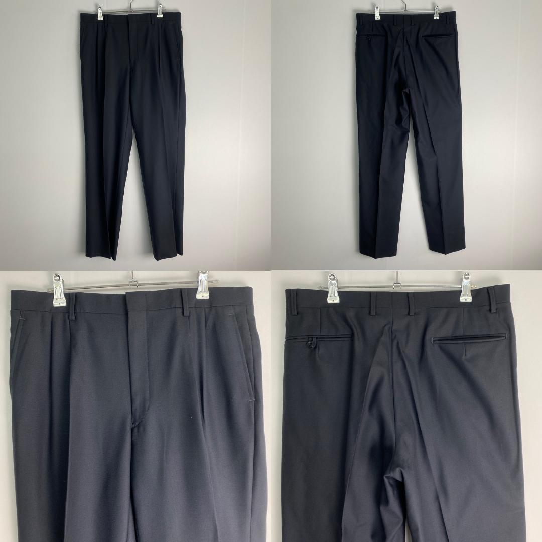 バレンシアガ　スーツ　セレモニー　ダブル　カシミヤ混　希少　レア　ロゴボタン