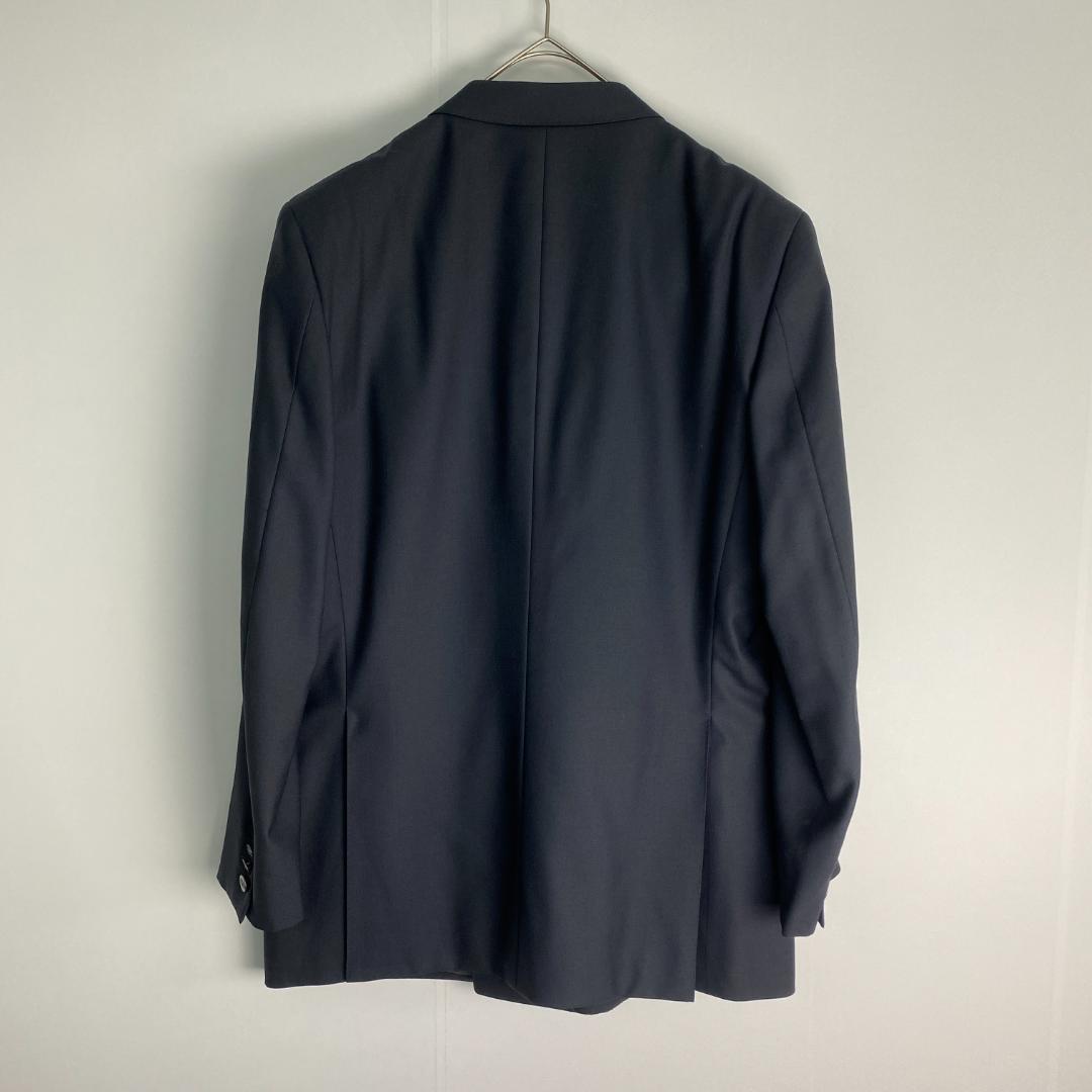 バレンシアガ　スーツ　セレモニー　ダブル　カシミヤ混　希少　レア　ロゴボタン